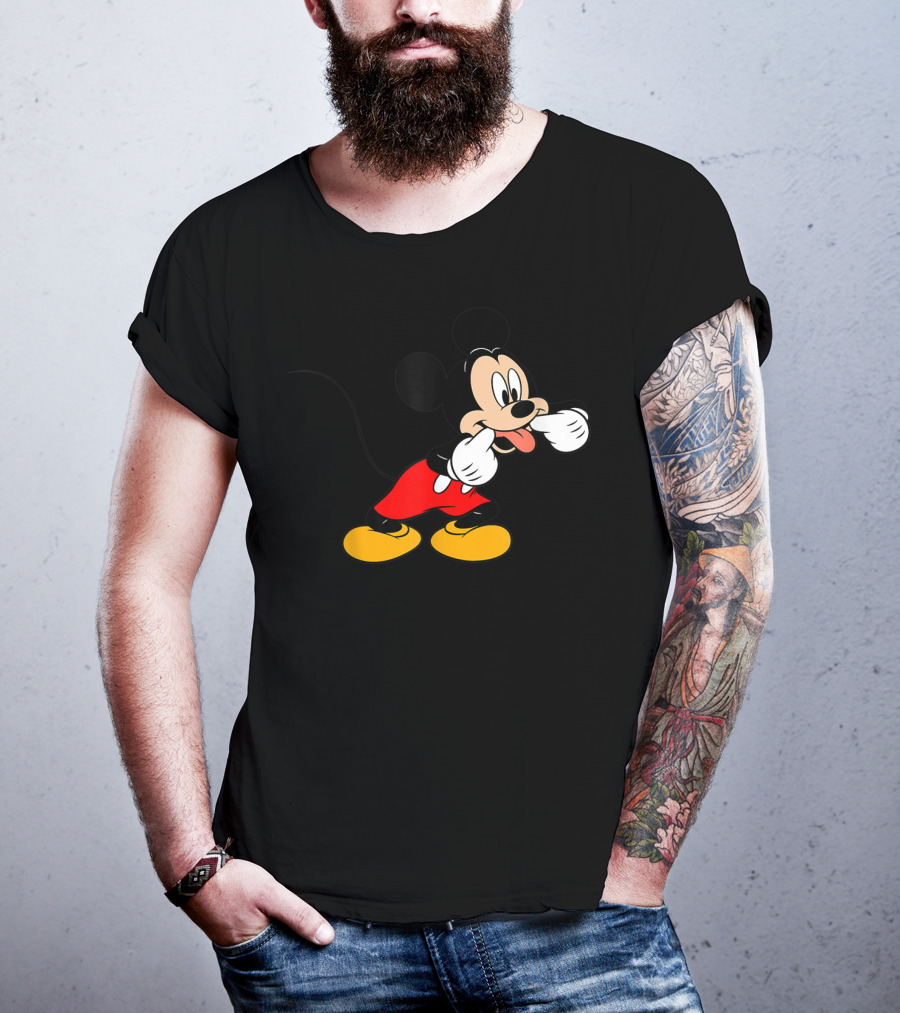 Mickey Mouse Classic Silly Expression Disney T-Shirt