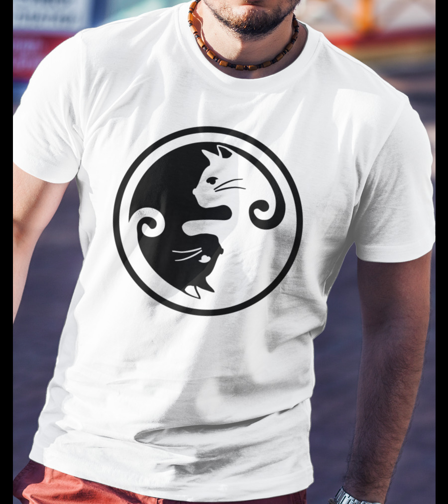 Cat Yin Yang T-Shirt