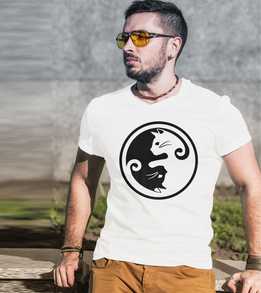 Cat Yin Yang T-Shirt