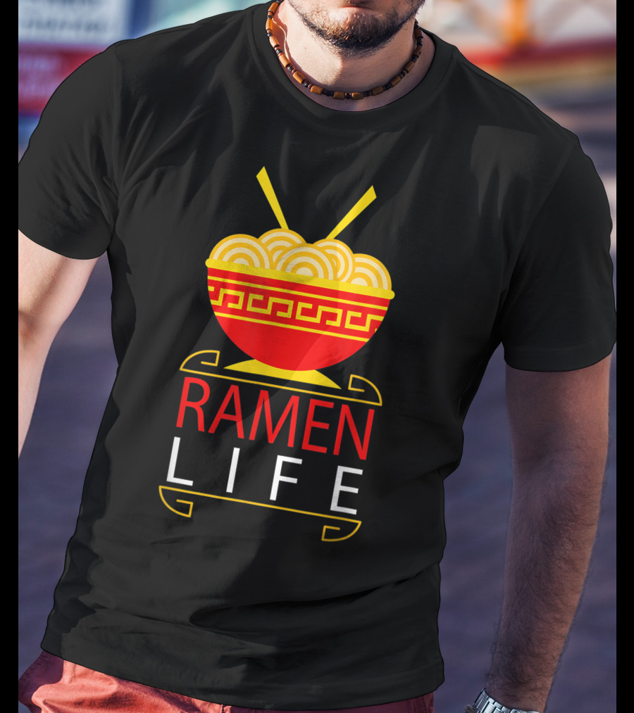 Ramen Life Funny Noodles Bowl Asian Food T-Shirt