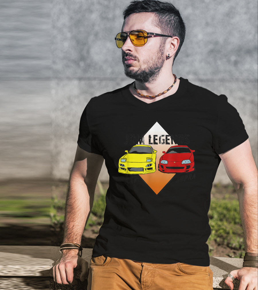 JDM Legends RX7 Supra Turbo Classic Cars T-Shirt