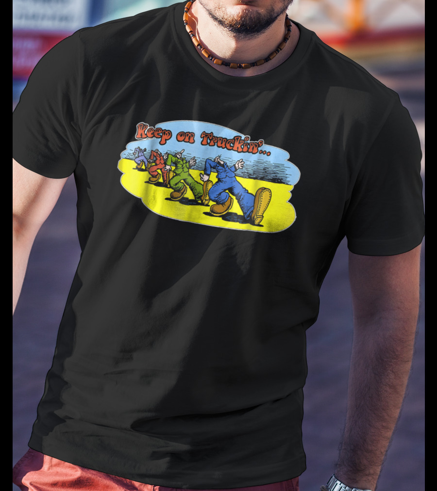 Keep On Truckin' Vintage Style 70s T-Shirt
