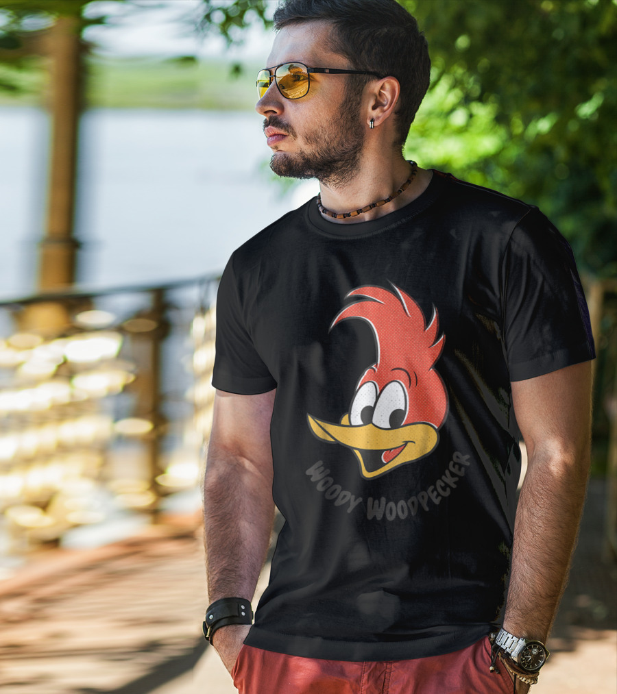 Woody Woodpecker Classic Smile Kids Nostalgic Cartoon Character T-Shirt