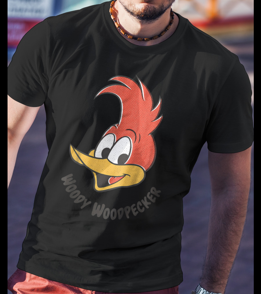 Woody Woodpecker Classic Smile Kids Nostalgic Cartoon Character T-Shirt