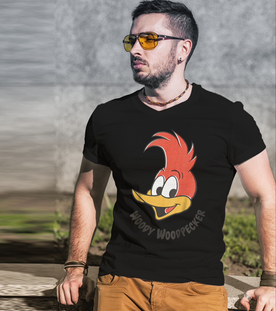 Woody Woodpecker Classic Smile Kids Nostalgic Cartoon Character T-Shirt