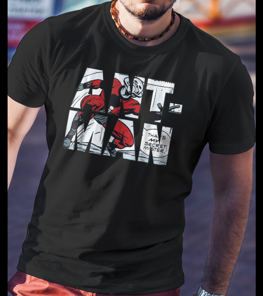 Marvel Antman Classic Comic That's My Secret Mister T-Shirt
