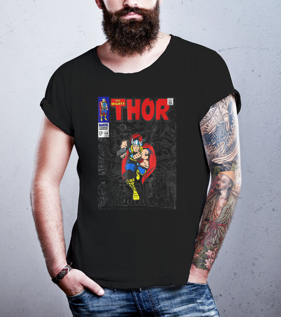 Marvel The Mighty Thor Comic Issue 154 July 12¢ T-Shirt