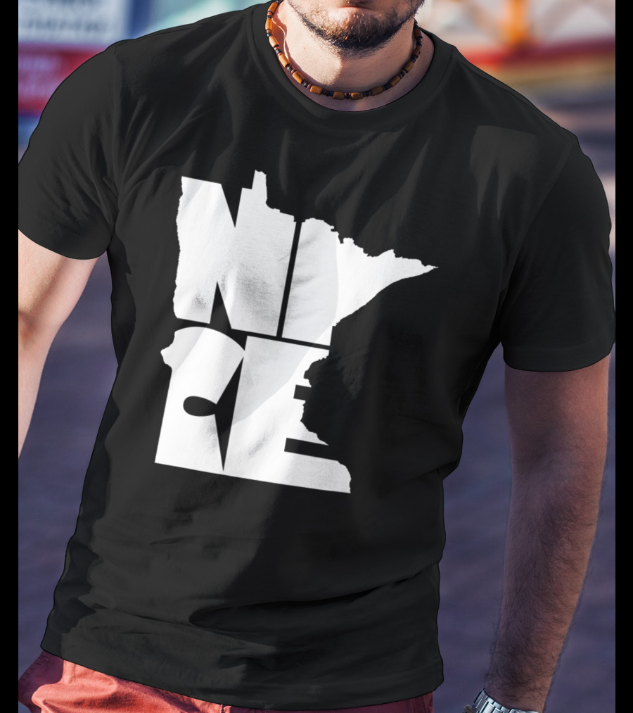 Minnesota Nice Map Outline T-Shirt
