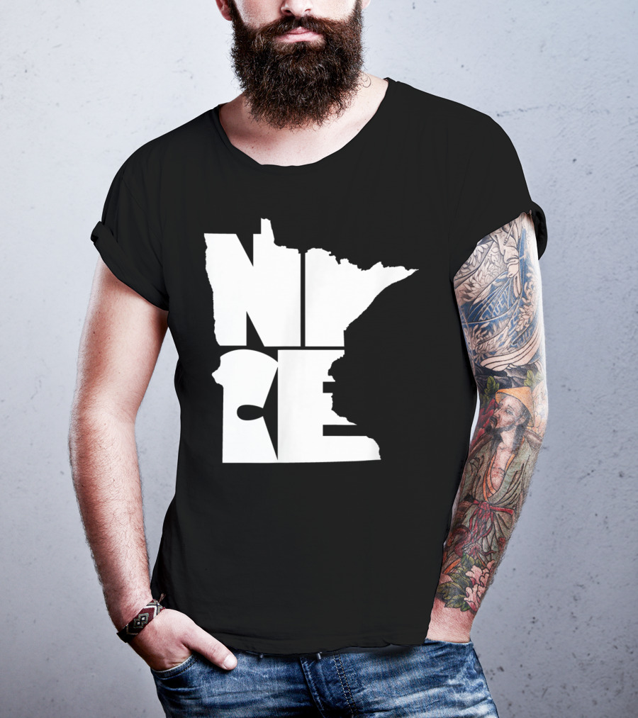 Minnesota Nice Map Outline T-Shirt