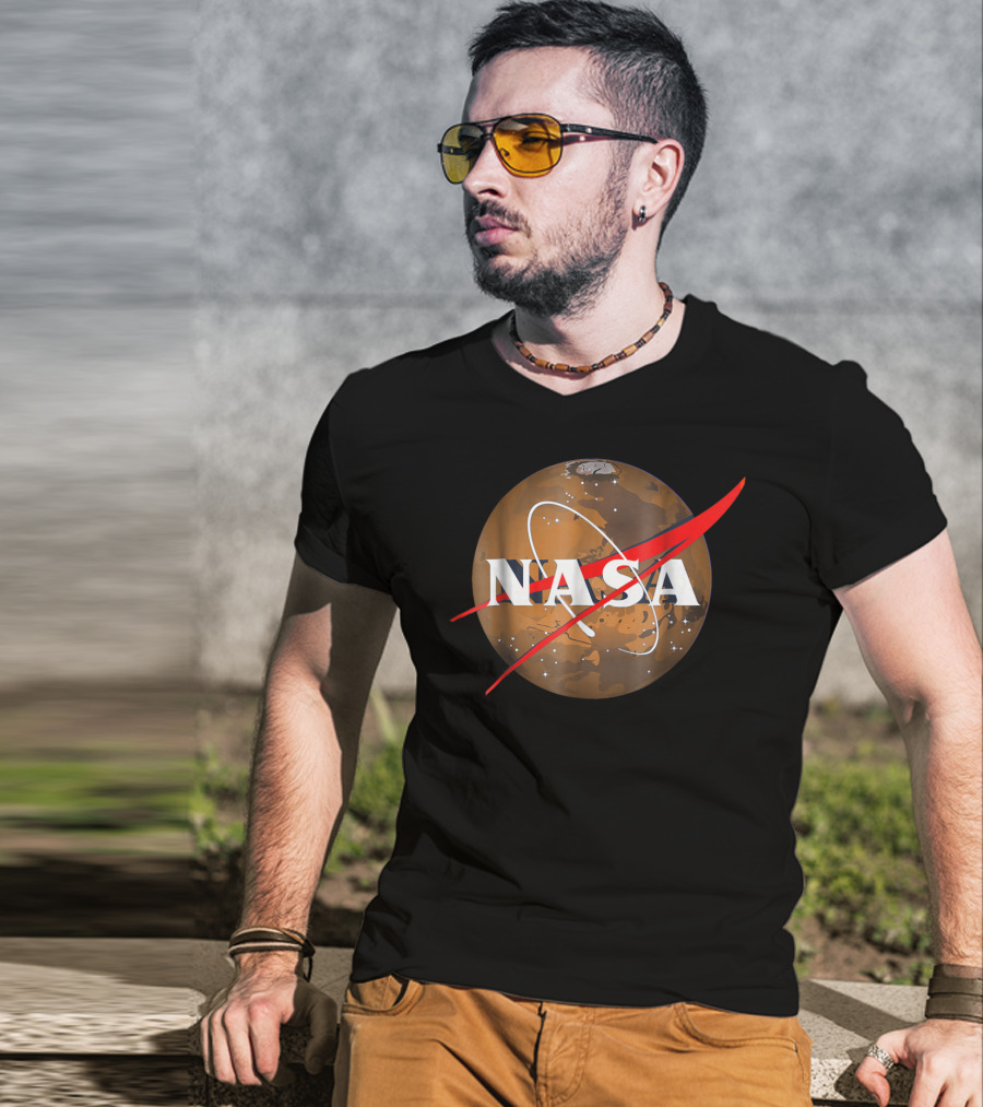 NASA Space Mars Exploration Classic Edition Mars Planet NASA T-Shirt