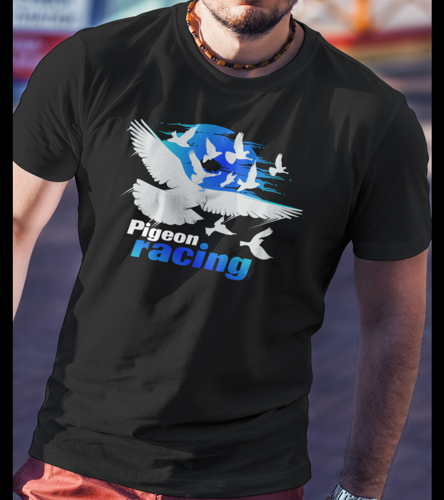 Pigeon Racing Classic Bird Flyers Racing T-Shirt