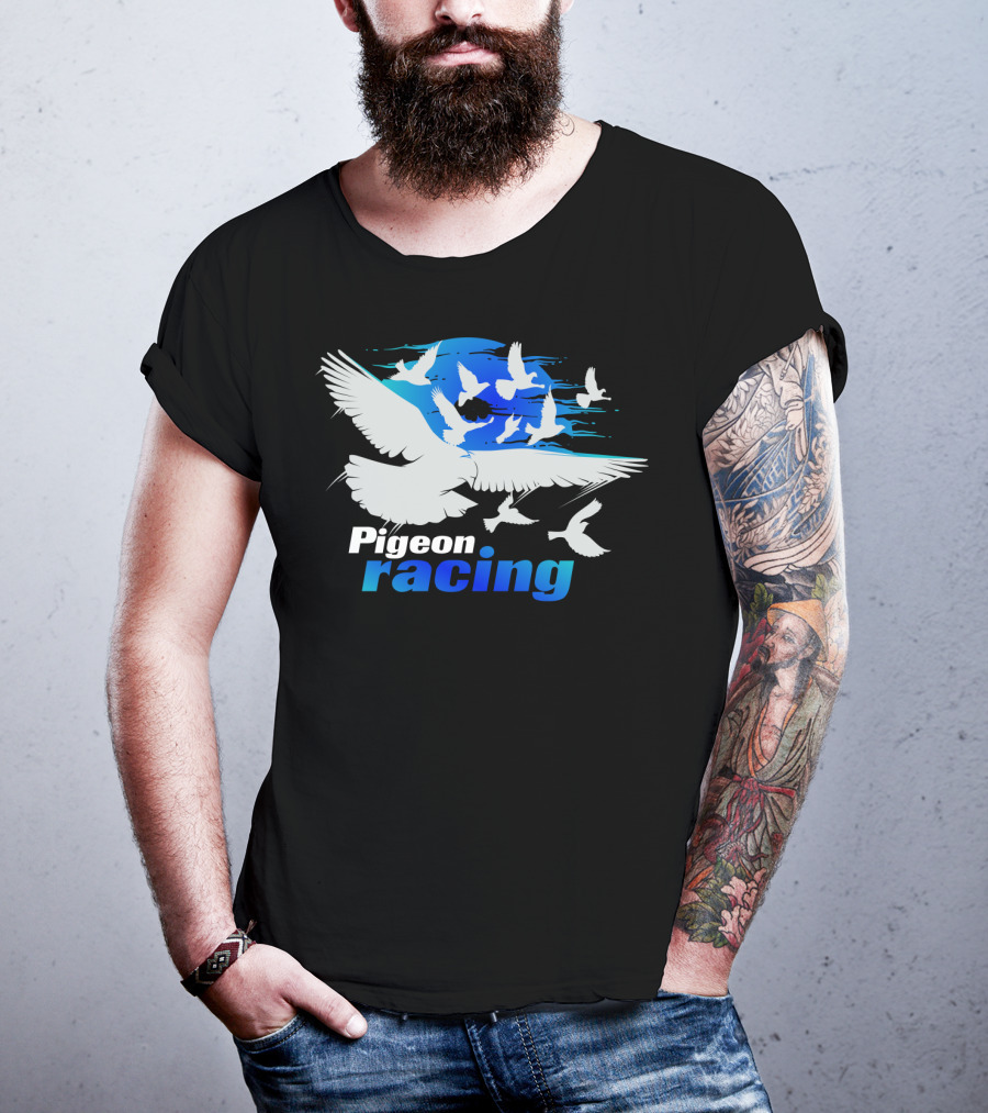 Pigeon Racing Classic Bird Flyers Racing T-Shirt