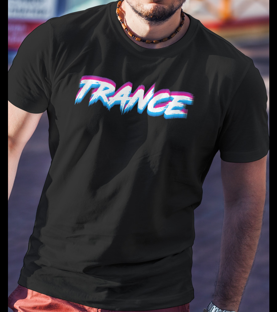 Trance Music Vibrant Rave Experience T-Shirt