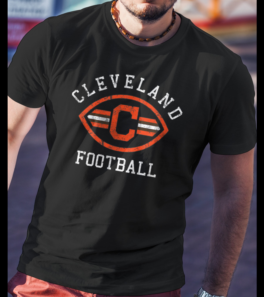 Cleveland Ohio Football Vintage C T-Shirt