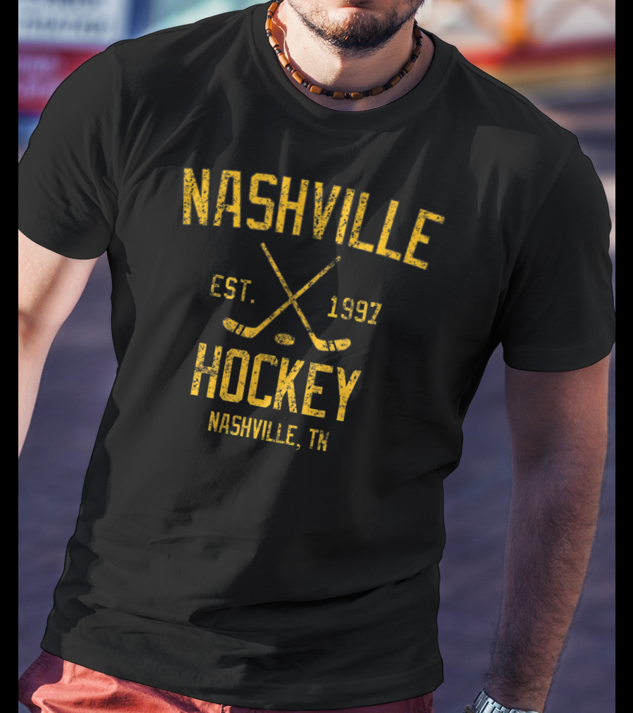 Nashville Hockey Est. 1997 Nashville TN Vintage T-Shirt