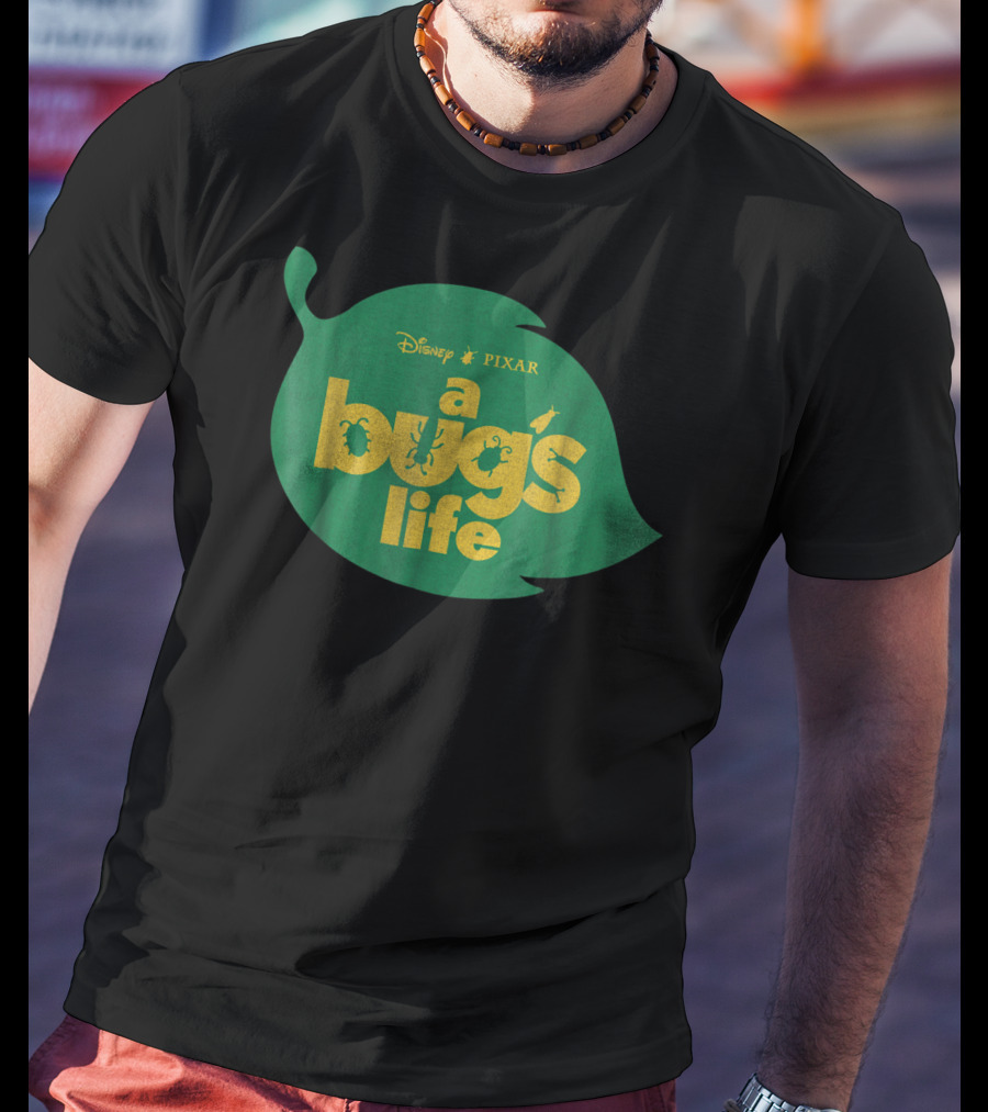 Disney Pixar A Bug's Life Green Leaf T-Shirt