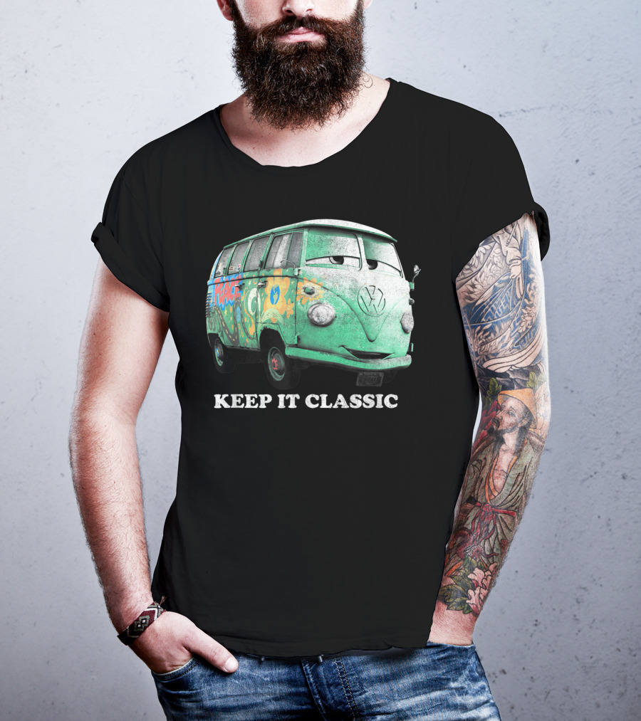 Disney Pixar Cars Fillmore Keep It Classic Volkswagen Van T-Shirt