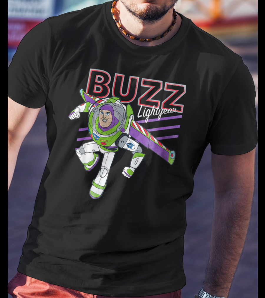 Buzz Lightyear Disney Pixar Toy Story 4 Classic Retro Look T-Shirt