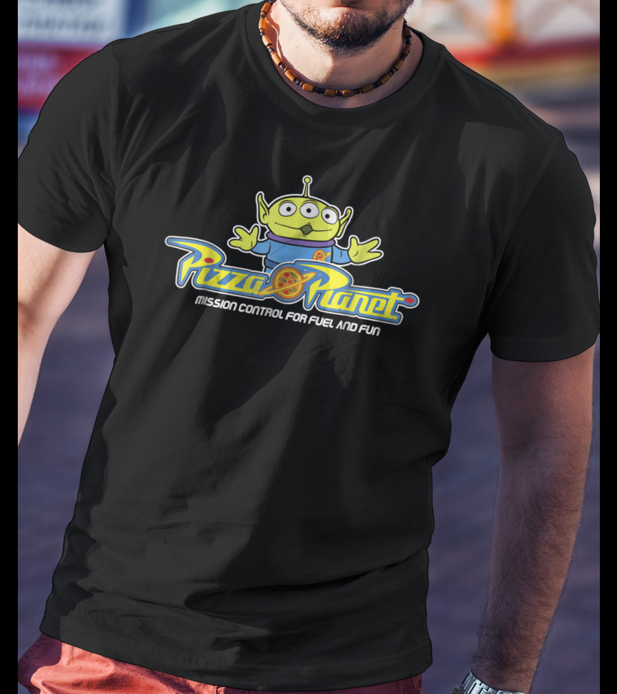 Pizza Planet Alien Mission Control For Fuel And Fun Disney Pixar Toy Story T-Shirt
