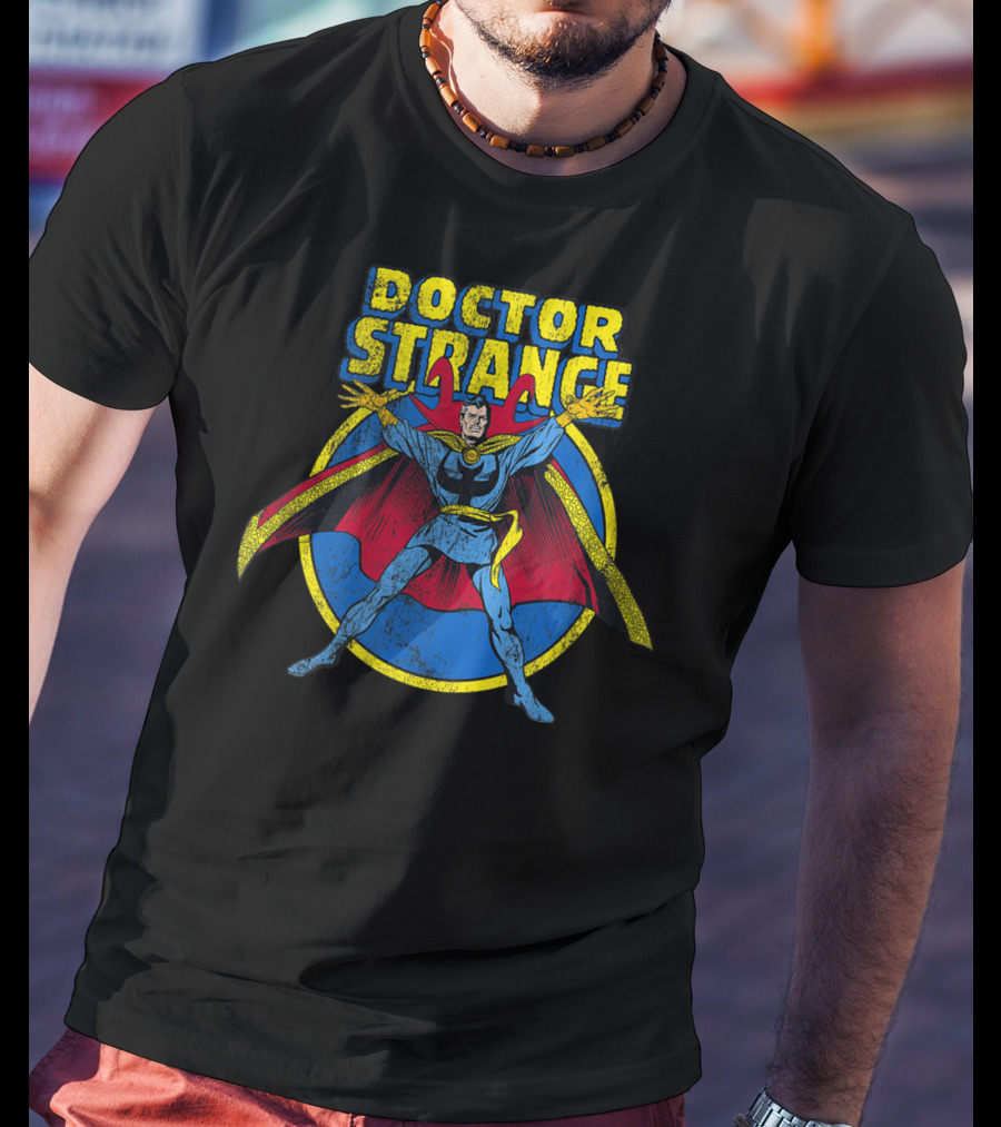 Doctor Strange Vintage Comic Style Marvel Superhero T-Shirt