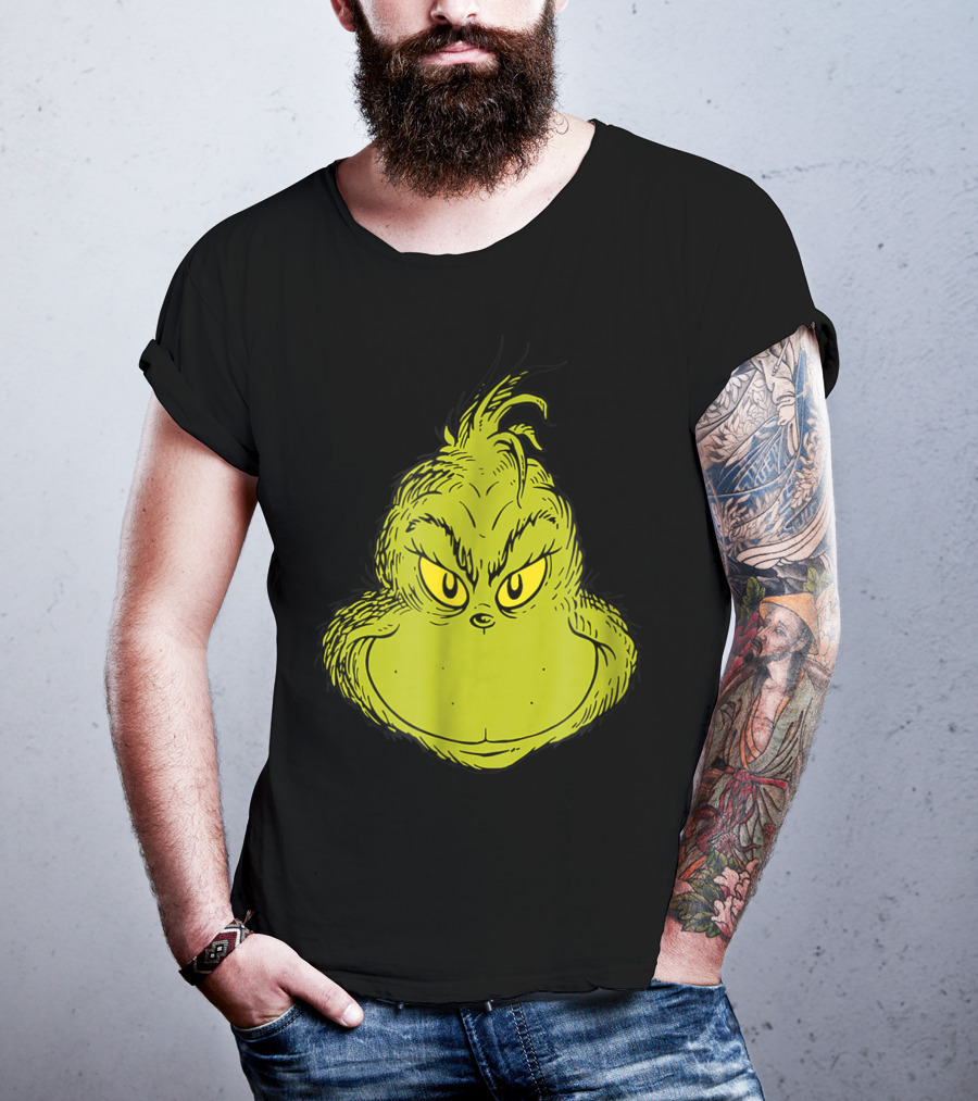 Dr Seuss Grinch Classic Face T-Shirt