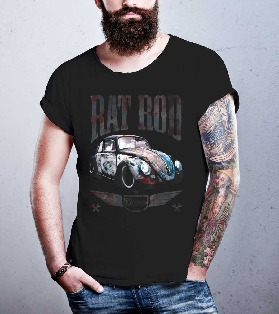 Fusca Rat Rod Classic Cars T-Shirt