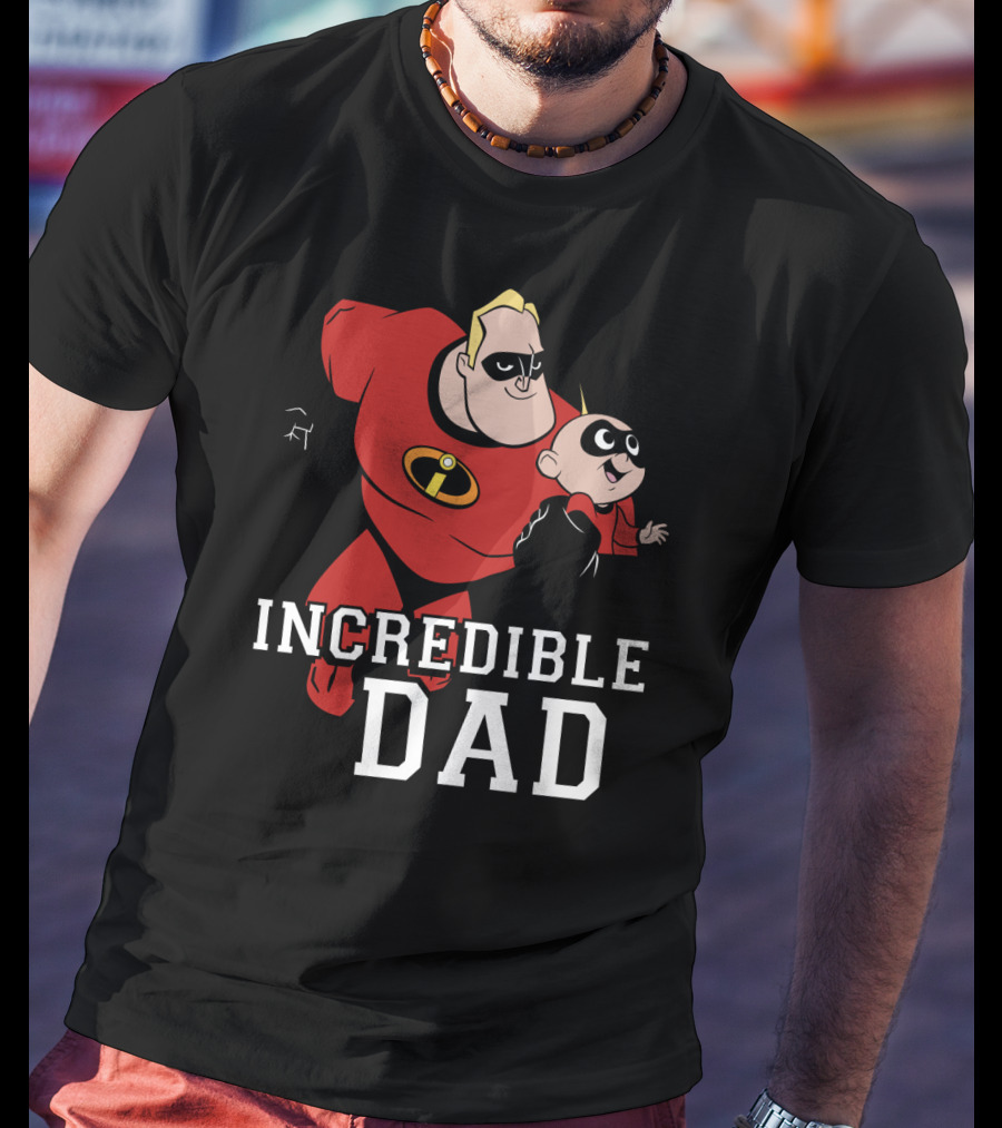 Incredibles 2 Incredible Dad Pixar Jack Jack Image T-Shirt