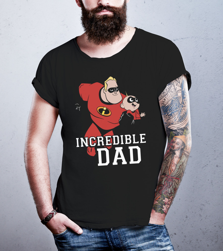 Incredibles 2 Incredible Dad Pixar Jack Jack Image T-Shirt