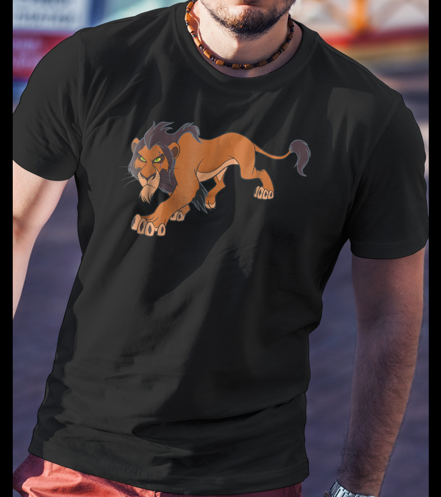 Disney The Lion King Scar Prowling Iconic Villain T-Shirt