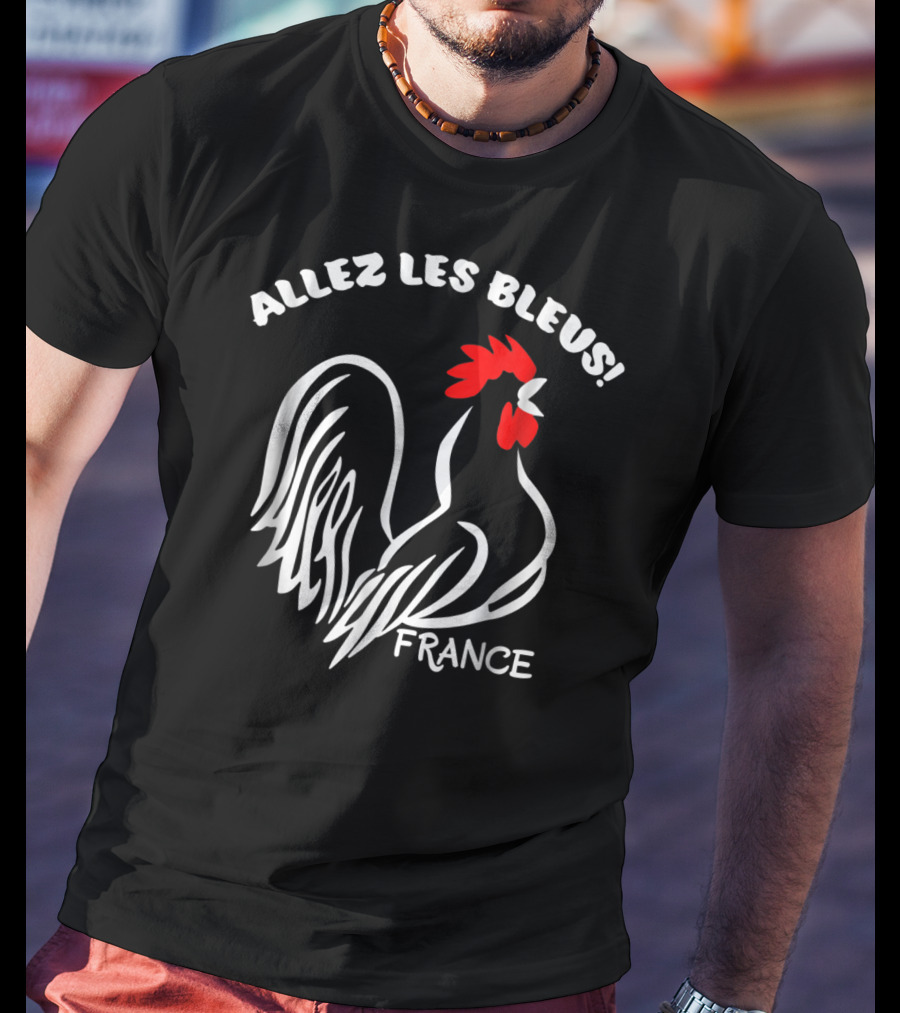Allez Les Bleus France Soccer Football World Jersey T-Shirt
