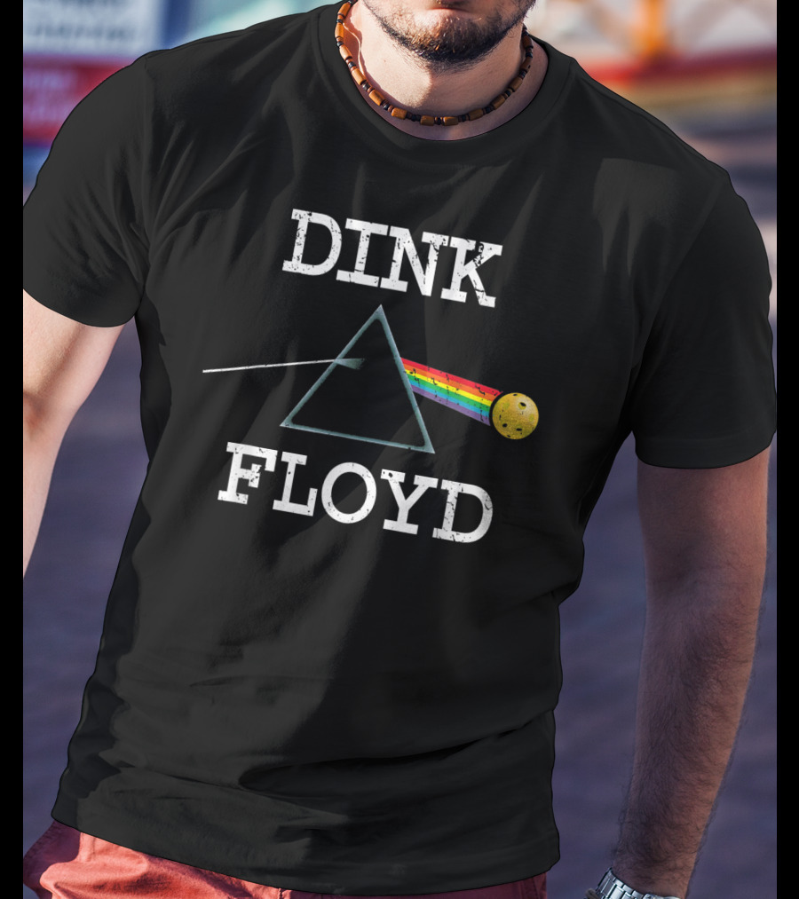 DINK FLOYD Pickleball Player USA Vintage Retro T-Shirt