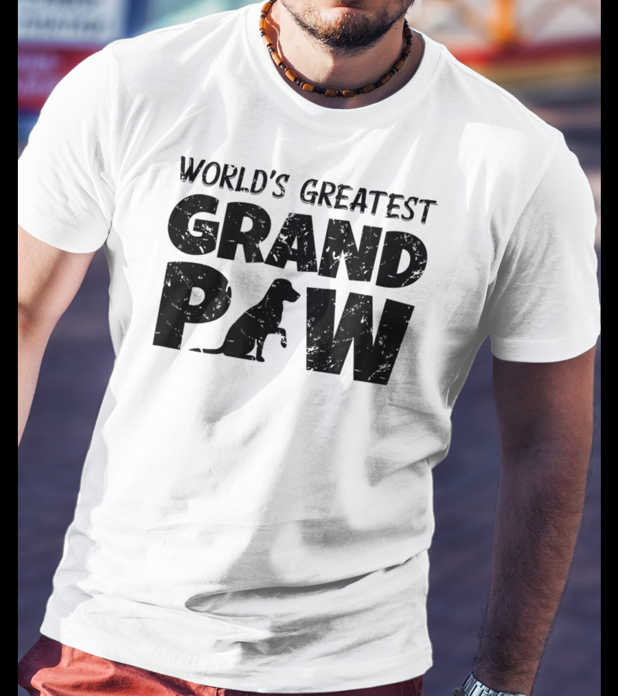 World's Greatest Grand Paw Labrador Retriever T-Shirt