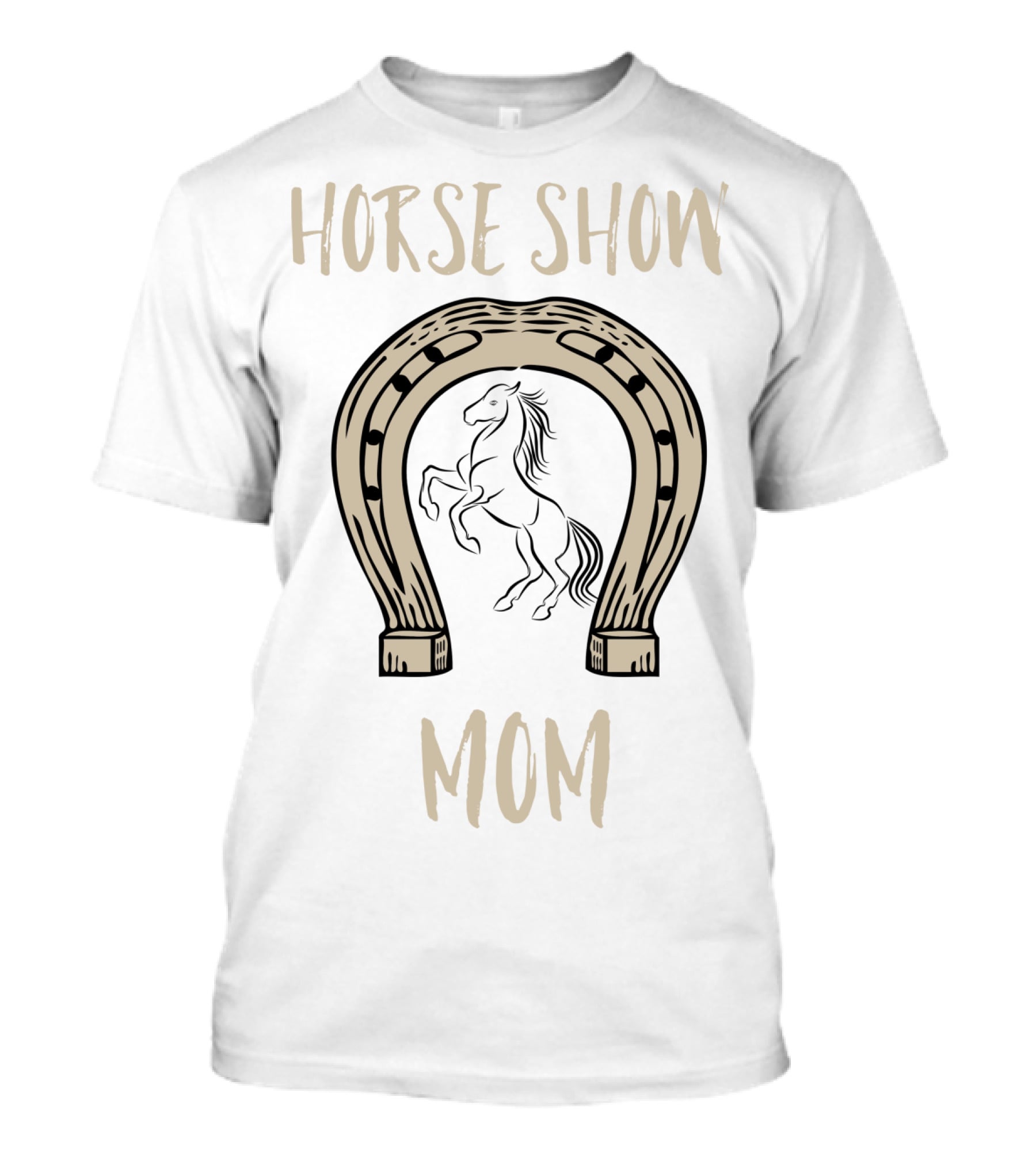 Horse Show Mom Equestrian T-Shirt
