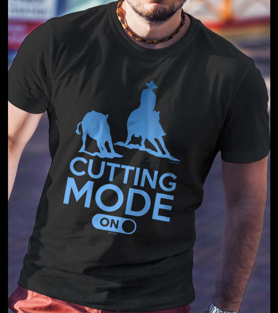 Cutting Mode On Cutting Horse Rider T-Shirt