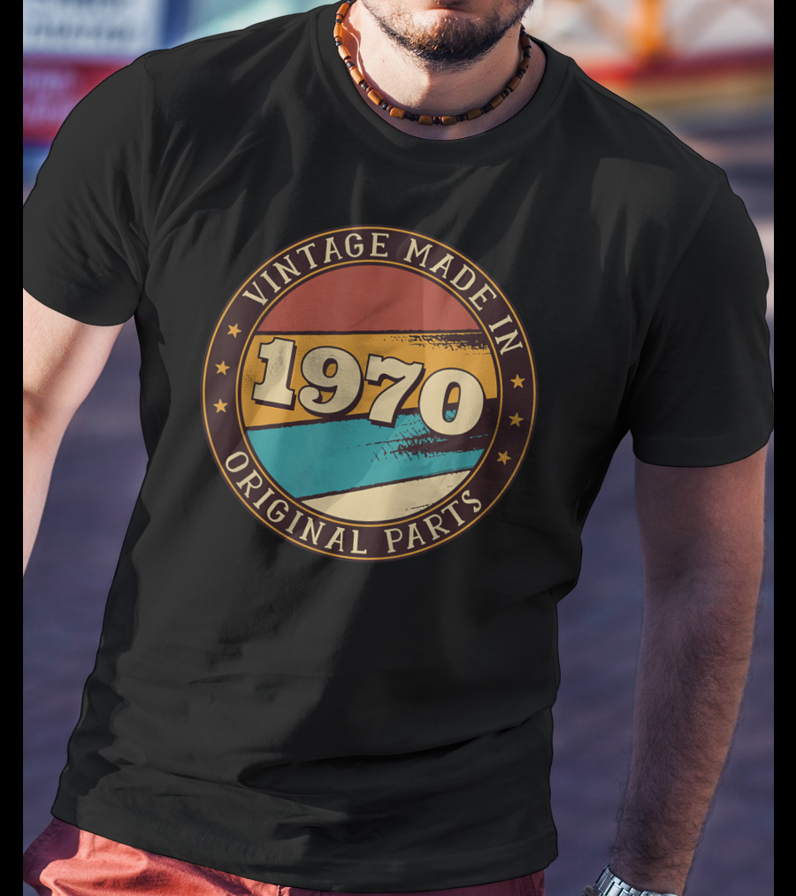 Vintage Made In 1970 Original Parts T-Shirt