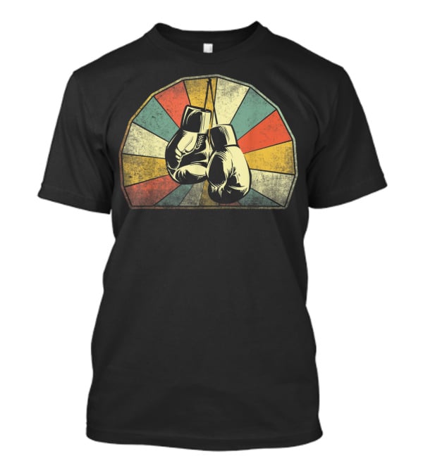 Boxing Classic Vintage Boxsport Retro Gloves T-Shirt