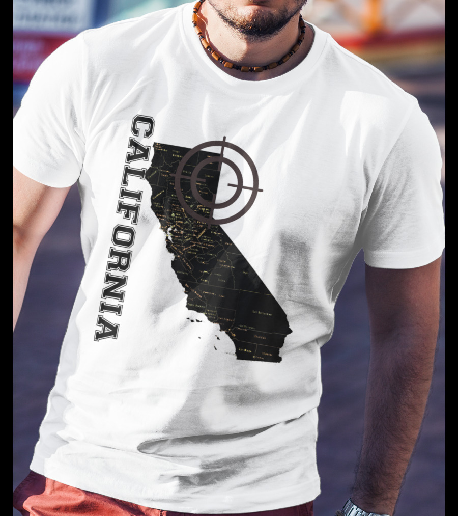 California Target Map Classic T-Shirt