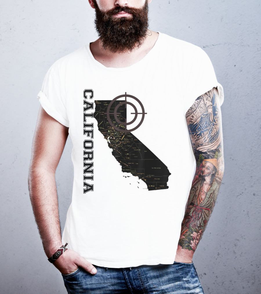 California Target Map Classic T-Shirt