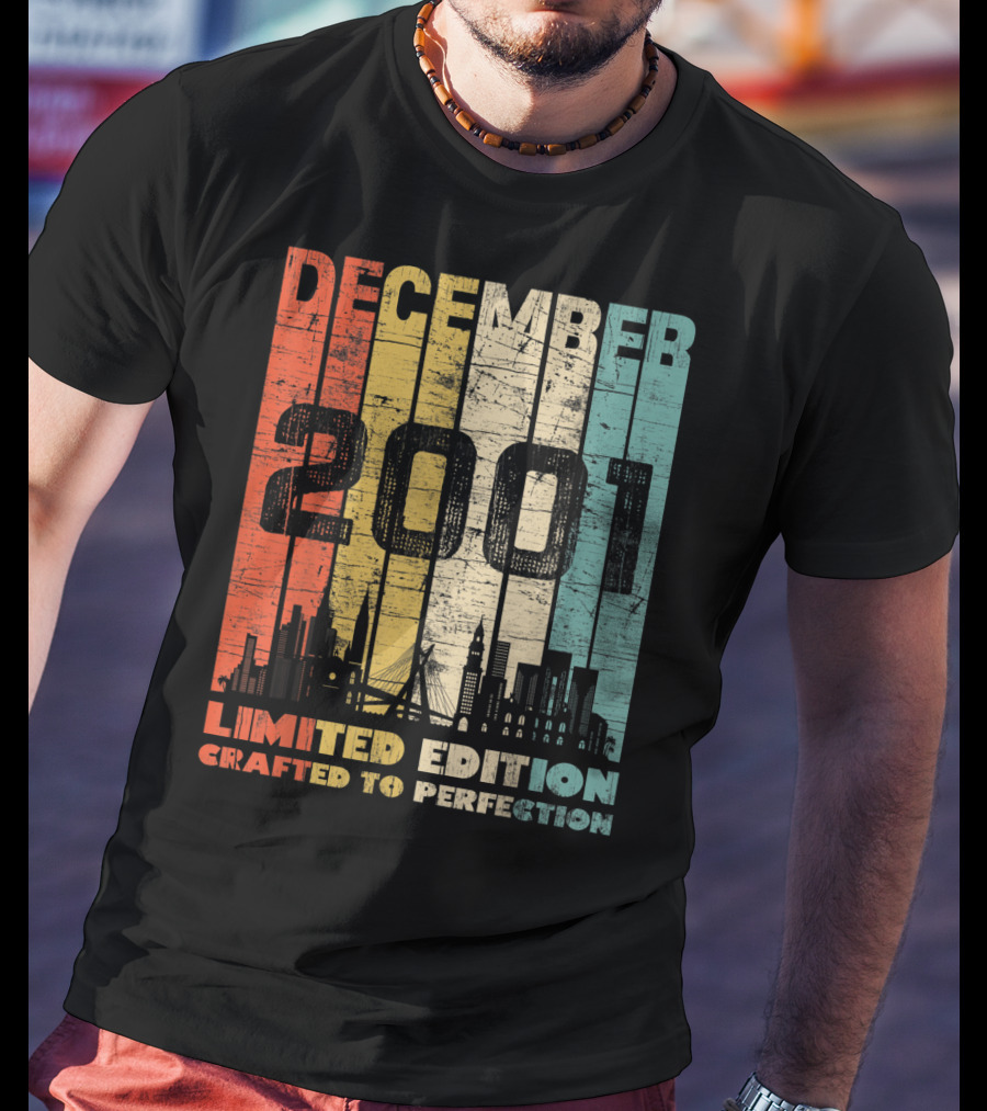 December 2001 Crafted To Perfection Vintage Skyline T-Shirt