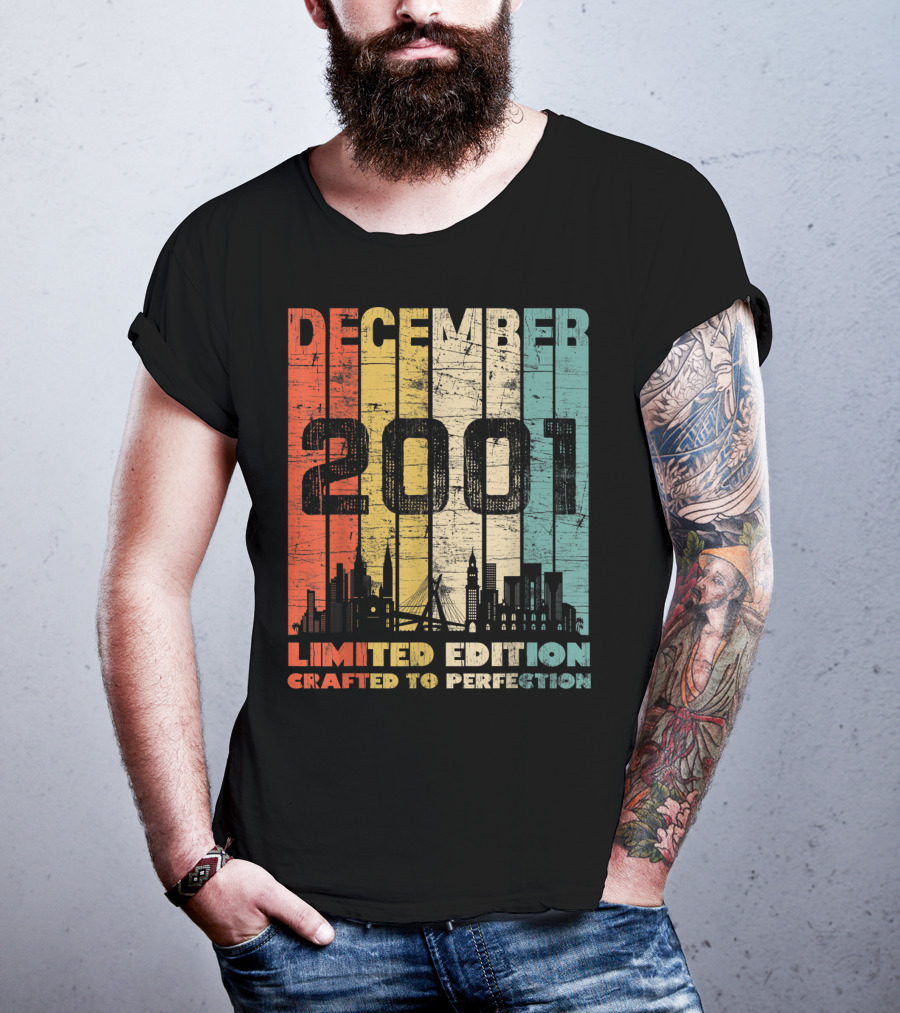 December 2001 Crafted To Perfection Vintage Skyline T-Shirt