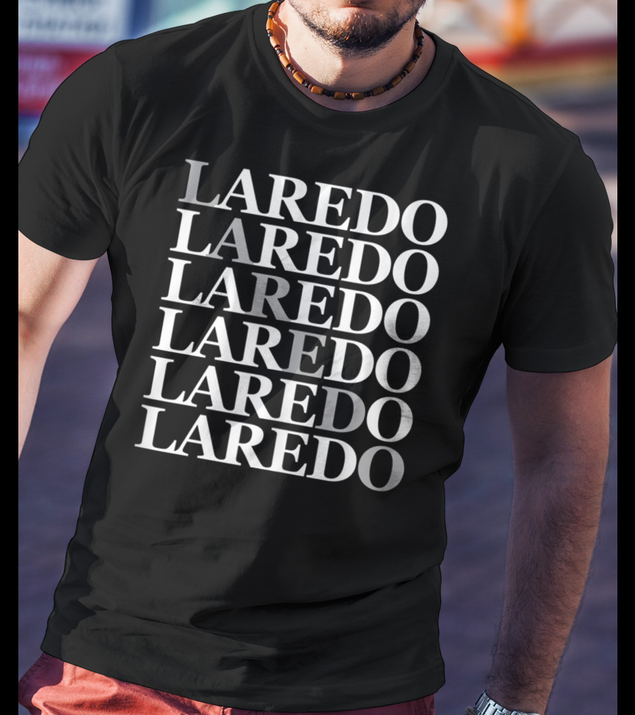 Laredo Repeating Pattern Laredo Texas Classic T-Shirt