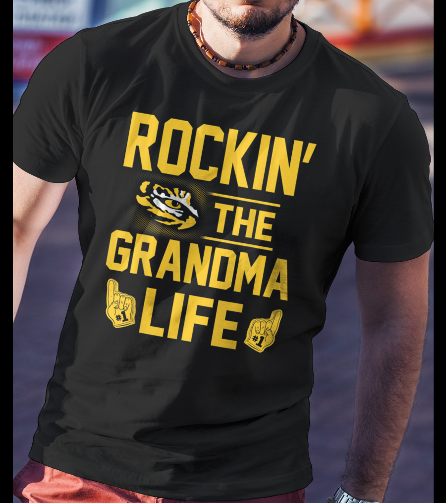 Rockin' The Grandma Life LSU Tigers Alumni Fan Geaux T-Shirt