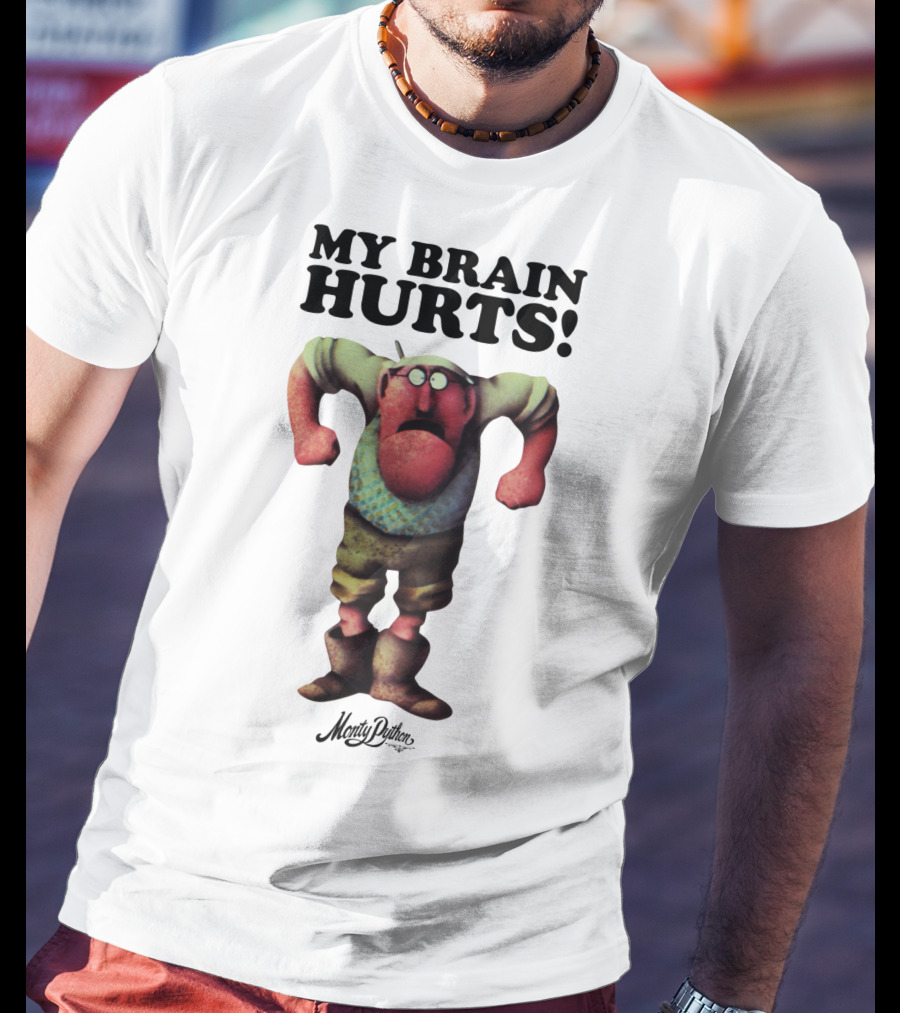 Monty Python My Brain Hurts Gumby Character T-Shirt