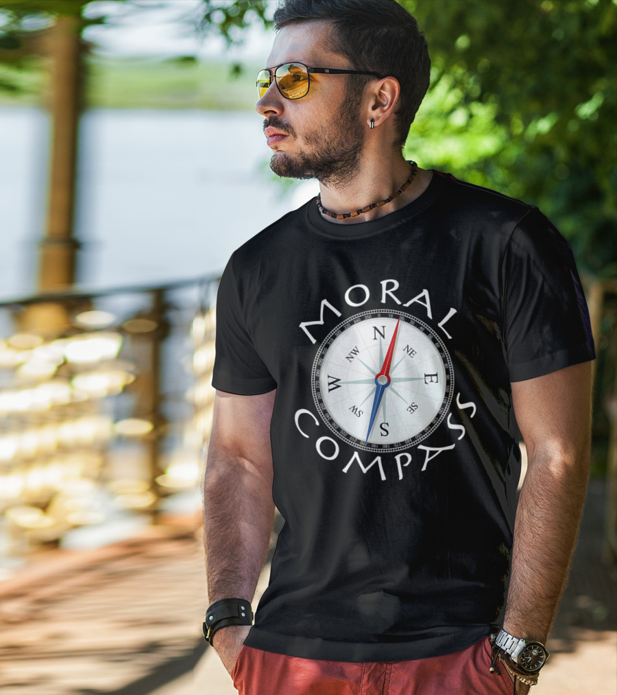 Moral Compass Directional Compass Core Principles Standards T-Shirt