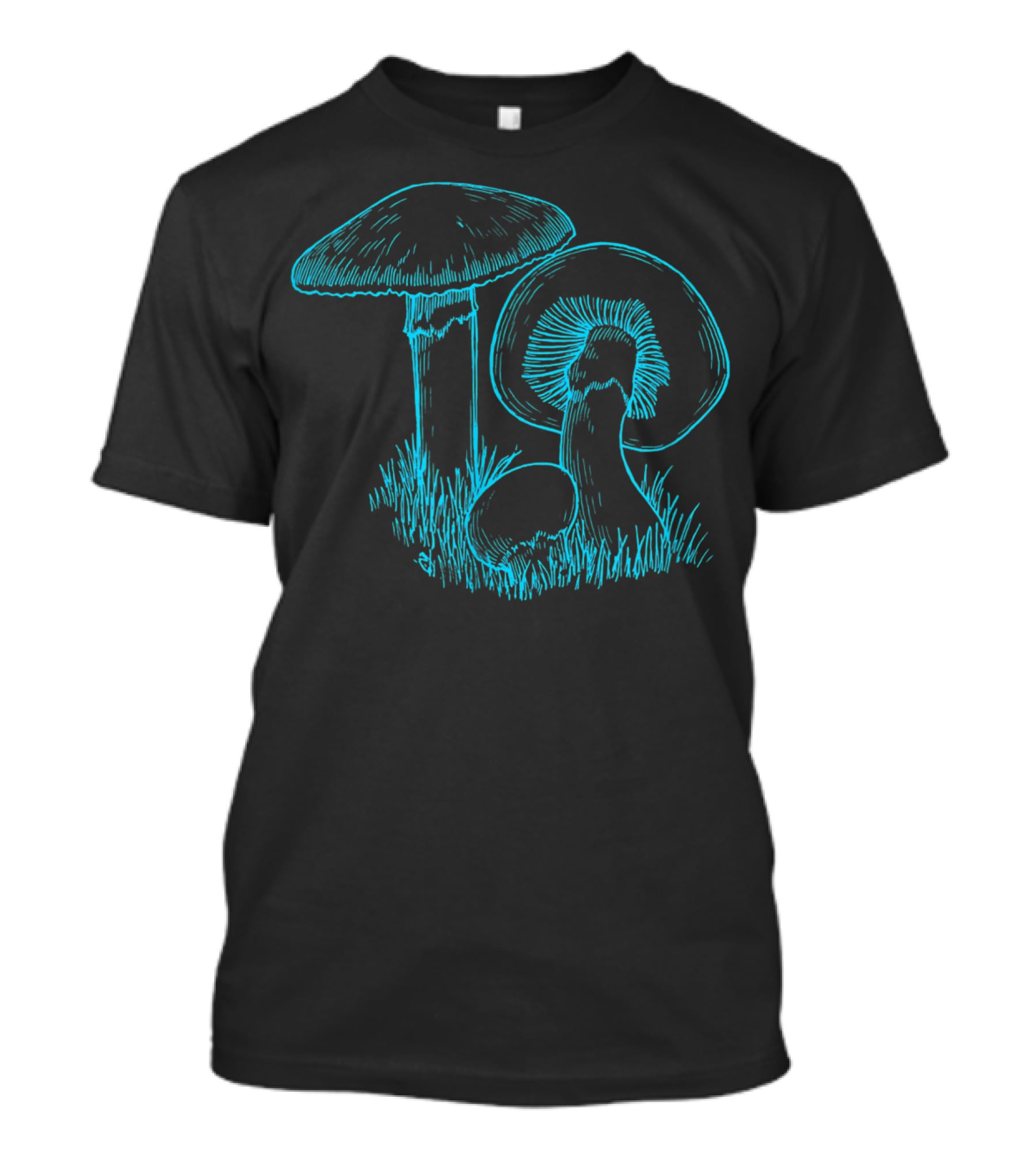 Mushroom Mycology Toadstool Botanical Botany Fungi T-Shirt