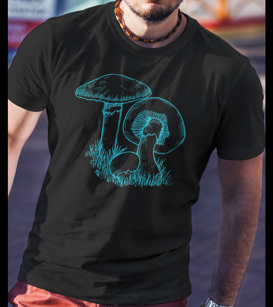 Mushroom Mycology Toadstool Botanical Botany Fungi T-Shirt