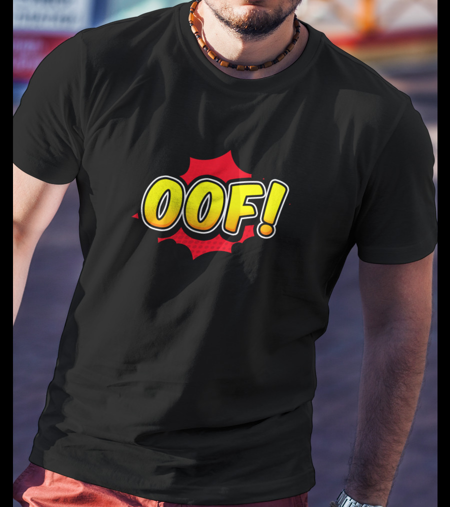 OOF Comic Book Style Burst T-Shirt