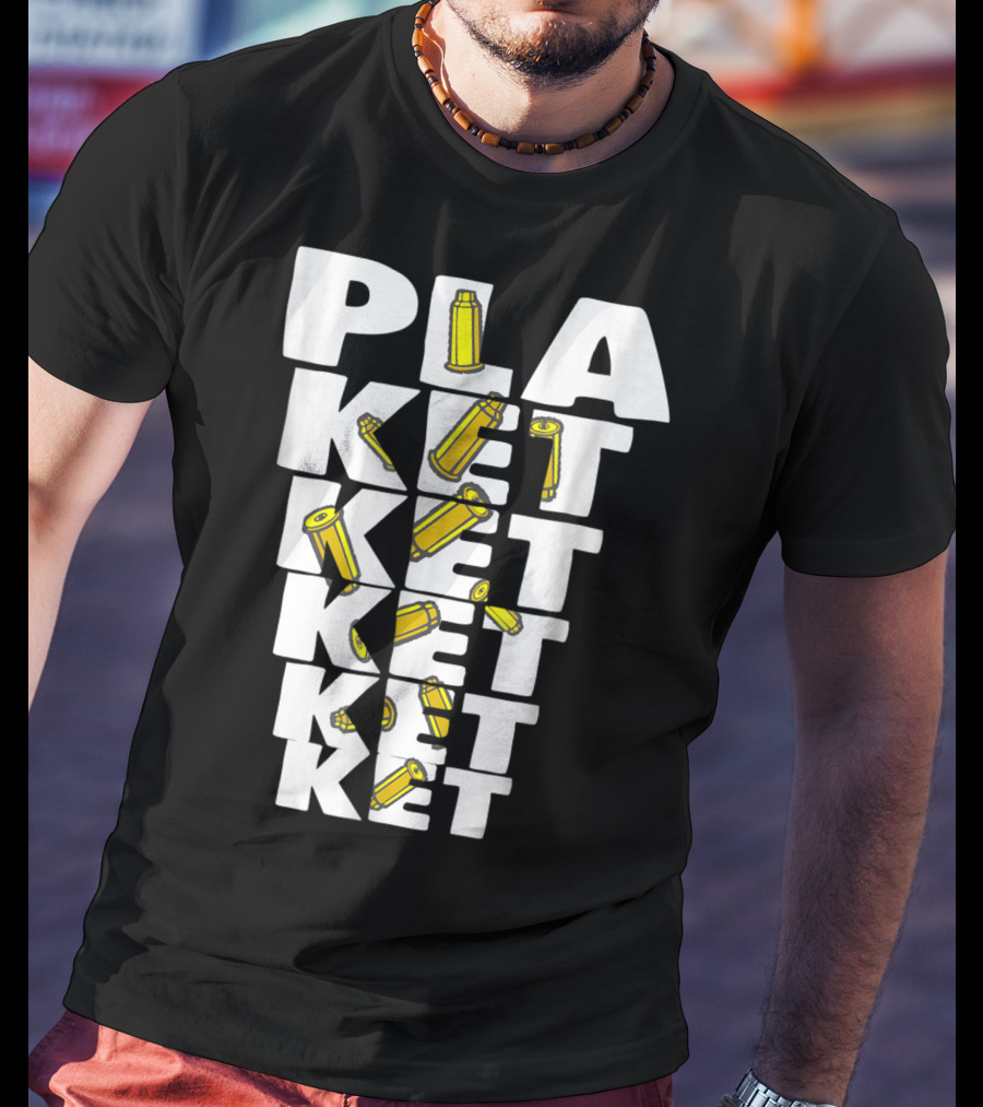 PLAKETKETKETKET Bullet Cartridge Accent Success T-Shirt