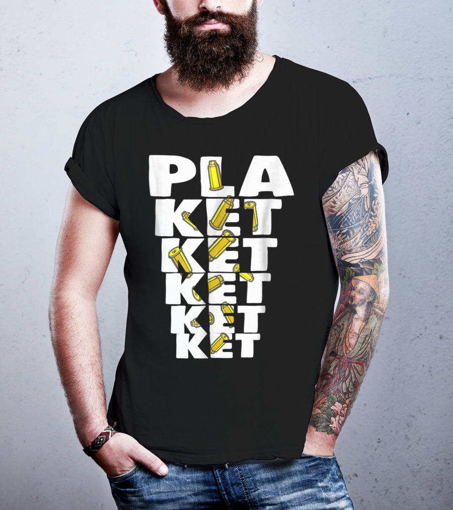 PLAKETKETKETKET Bullet Cartridge Accent Success T-Shirt