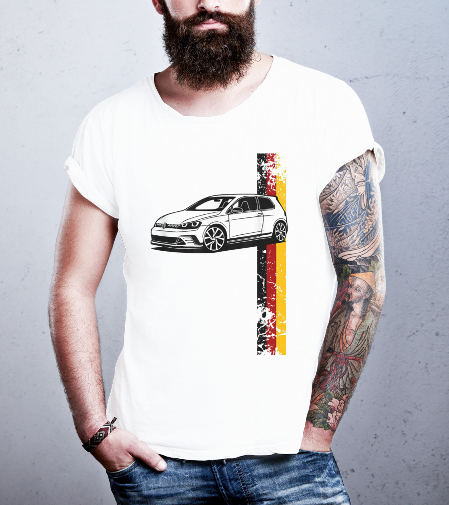 R Gt I German Car Germany Sport Racing Tuning Automotive Enthusiast T-Shirt